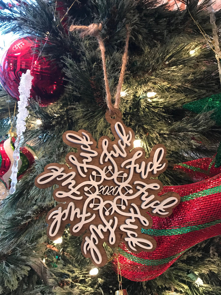 Fuck 2 2020 Ornament with Backing