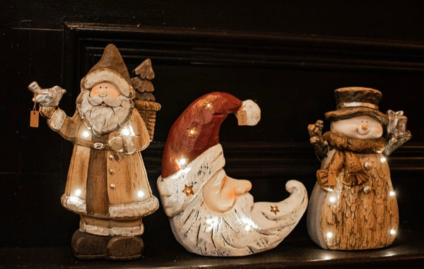 Rustic Santa with Bird