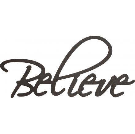 Believe Wooden Wall Word Art