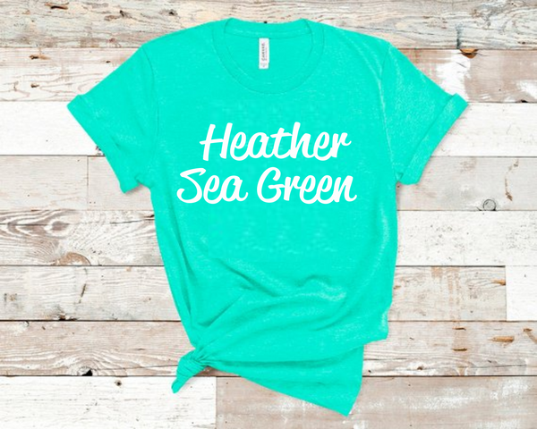 Heather Sea Green Bella Unisex T-Shirt