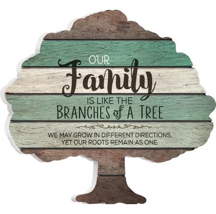Our Family is Like The Branches of a Tree.  We may grow in Different Directions, Yet Our Roots Remain as One.