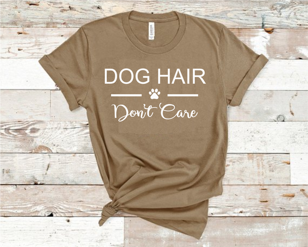 Dog Hair Don't Care Heather Tan Bella Shirt