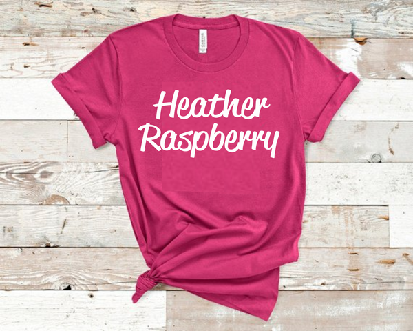 Heather Raspberry Bella Unisex T-Shirt