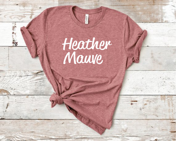 Heather Mauve Bella Unisex T-Shirt