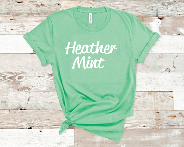 Heather Mint Bella Unisex T-Shirt
