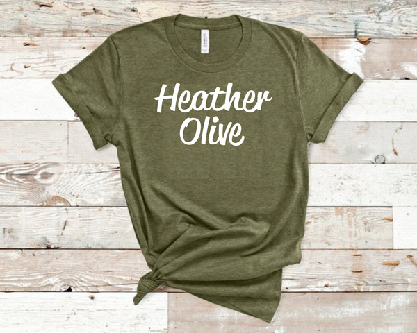 Heather Olive Bella Unisex T-Shirt