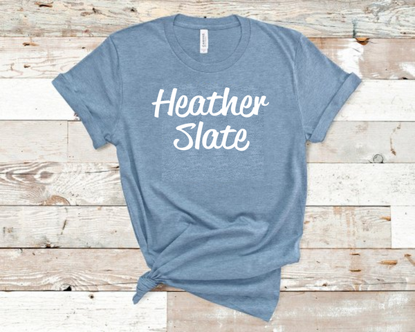 Heather Slate Bella Unisex T-Shirt