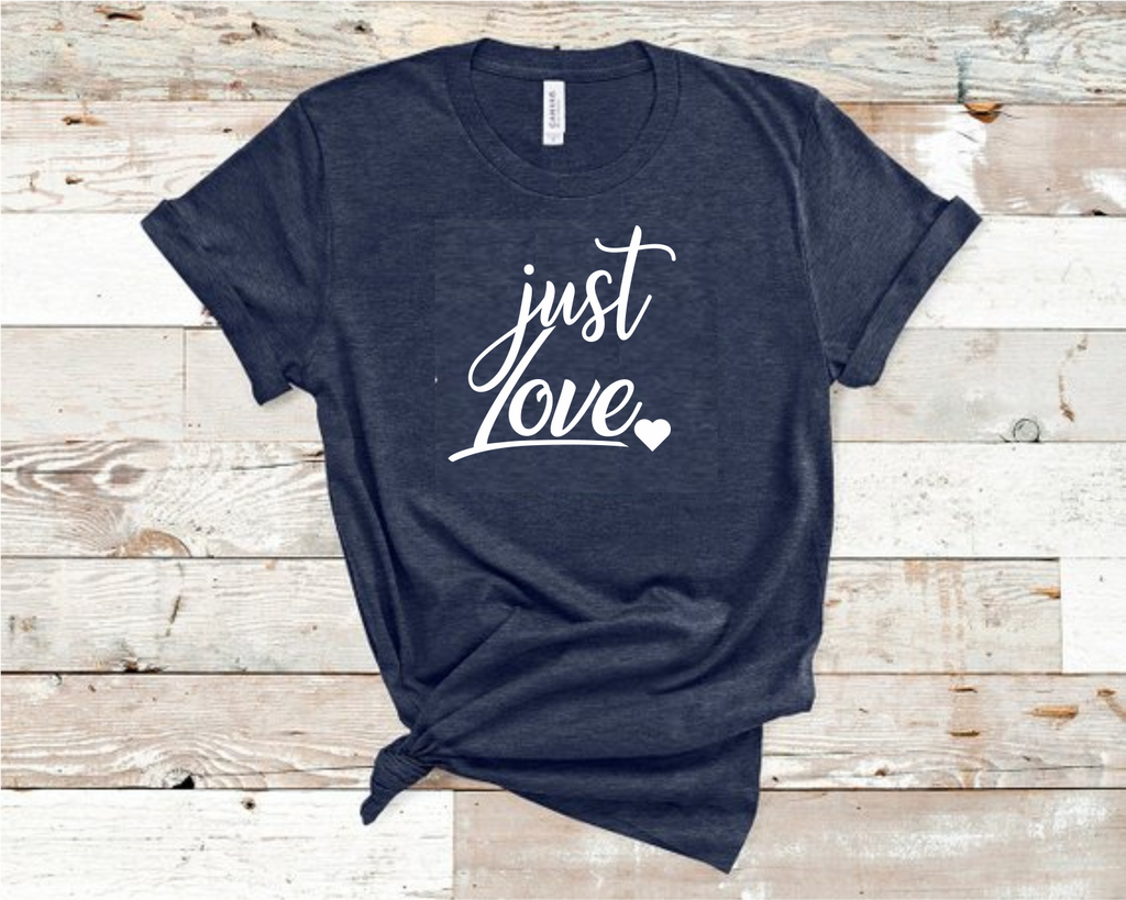 Just love sales t shirt black