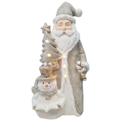Old Santa with Snowman