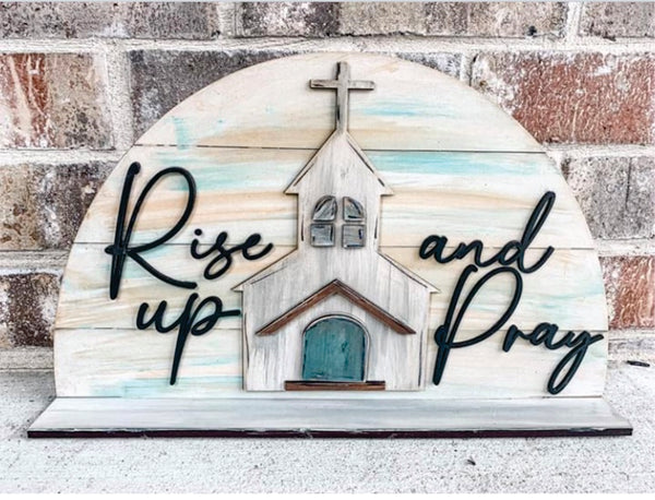 Rise Up & Pray Wood/Paint Kit